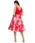 ფოტო #2 პროდუქტის Women's Printed Sleeveless Midi Dress