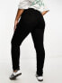 COLLUSION Plus x001 high rise skinny jeans in black