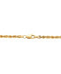 Фото #4 товара Rope Link 16" Chain Necklace in 14k Gold