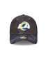 ფოტო #3 პროდუქტის Men's Camo, Black Los Angeles Rams Logo Neo 39Thirty Flex Hat