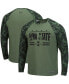 Фото #2 товара Men's Olive, Camo Iowa State Cyclones OHT Military-Inspired Appreciation Raglan Long Sleeve T-shirt