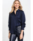 Фото #1 товара Women's Long Sleeve Satin Effect Shirt