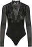 Dámské body PCSICCA Slim Fit 17143705 Black