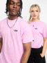 Фото #7 товара Vans unisex left chest logo t-shirt in pink