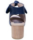 Фото #3 товара Women's Kimora Knot Detail Block Heel Dress Sandals