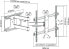 Фото #2 товара Cabletech Uchwyt ścienny LPA49-463D 37'' - 70''