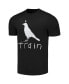 ფოტო #3 პროდუქტის Men's Black Train White Crow T-shirt