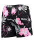 ფოტო #4 პროდუქტის Men's Black Ohio State Buckeyes Neon Floral Swim Trunks