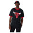 ფოტო #1 პროდუქტის NEW ERA 60357112 NBA Team Logo Mesh Chicago Bulls short sleeve T-shirt