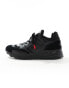 Фото #4 товара Polo Ralph Lauren Trackster 200 trainer with red logo in black