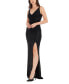 ფოტო #3 პროდუქტის Women's Jordan Metallic Ruched Gown