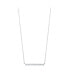ფოტო #1 პროდუქტის 5A Cubic Zirconia Horizontal Bar Necklace