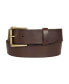 Фото #1 товара Men's Leather Jean Belt with Roller Buckle and Rivets