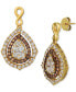 ფოტო #1 პროდუქტის Nude Diamonds® & Chocolate Diamonds® Fancy Drop Earrings (2-1/2 ct. t.w.) in 14k Rose, Yellow or White Gold