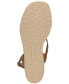 ფოტო #5 პროდუქტის Women's Carolie Strappy Espadrille Wedge Sandals