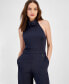 ფოტო #4 პროდუქტის Women's Sleeveless Halter Jumpsuit