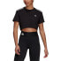 ფოტო #1 პროდუქტის ADIDAS Cropped short sleeve T-shirt