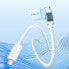 Фото #4 товара Kabel przewód USB-C - USB-C 240W PD 8K 60Hz 40Gb/s 1m biały