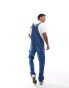 Фото #2 товара Tommy Jeans retro archive denim dungarees in mid wash