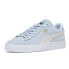 Фото #2 товара Puma Suede Classic Xxi Lace Up Womens Blue Sneakers Casual Shoes 38141085