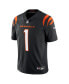 Фото #3 товара Men's Ja'Marr Chase Black Cincinnati Bengals Vapor Untouchable Limited Jersey