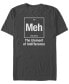 Фото #1 товара Men's Element of Meh Short Sleeve Crew T-shirt