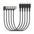 Фото #2 товара Kensington Charge & Sync USB-C Cable (5-pack) - 0.327 m - USB A - USB C - USB 2.0 - 480 Mbit/s - Black