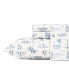 Фото #1 товара Постельное белье Nautica Сет простыней из хлопка с парусами на белом фоне, Queen
