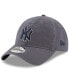 Фото #1 товара Men's Graphite New York Yankees Fashion Core Classic 9TWENTY Adjustable Hat