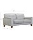 Фото #15 товара Ashlinn 81" Tufted Pastel Leather Sofa, Created for Macy's