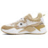 Puma Dixie X RsX Lace Up Womens Beige Sneakers Casual Shoes 39056501