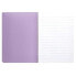 Фото #2 товара LIDERPAPEL Notebook 360 plastic cover A4 48 sheets 90g/m2 horizontal with double margin Assorted