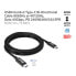 Фото #5 товара Club 3D USB4 Gen3x2 Type-C Bi-Directional Cable 8K60Hz or 4K120Hz, Data 40Gbps, PD 240W(48V/5A) EPR M/M 3m / 9.84ft, 3 m, USB C, USB C, USB4 Gen 3x2, 40000 Mbit/s, Black