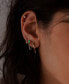 ფოტო #3 პროდუქტის Dagger Huggie Hoop Earrings in 14k Gold