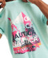 Фото #3 товара Men's Miami Vice x Short Sleeve Crewneck Graphic Tee