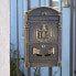 Briefkasten Aluminium Antikbronze