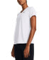 ფოტო #1 პროდუქტის Women's Tech V-Neck Short-Sleeve Top