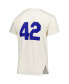 Фото #4 товара Men's Jackie Robinson Cream Brooklyn Dodgers 1955 Cooperstown Collection Authentic Jersey