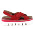 Фото #1 товара Diba True Razzle Dazz Platform Womens Red Casual Sandals 64420-600