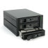 Фото #1 товара FANTEC BP-T2131 - HDD/SSD enclosure - 2.5/3.5" - SAS,SAS-2,Serial ATA,Serial ATA II,Serial ATA III - Black