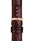 Фото #2 товара Ремешок Tissot Brown Leather Watch Strap