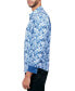 Фото #2 товара Men's Regular-Fit Non-Iron Performance Stretch Geo-Print Button-Down Shirt