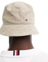 Фото #2 товара Tommy Hilfiger monotype soft bucket hat in beige