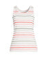 White/living coral stripe