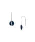 Фото #1 товара Women's Sofie Sea Glass Blue Organic-Shaped Pull-Through Earrings, SKJ1812040