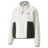 Puma Clsx Sherpa Full Zip Track Jacket Womens White Casual Athletic Outerwear 53