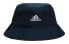 Фото #1 товара Шляпа рыбацкая Adidas с логотипом однотонная для мужчин и женщин глубоко-синего цвета GE4741