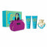 Women's Perfume Set Versace EDT Dylan Turquoise 4 Pieces