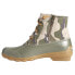 Sperry Syren Gulf Camo Duck Womens Green Casual Boots STS86761