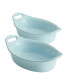 Фото #4 товара Ceramics 2-Pc. Oval Au Gratin Set